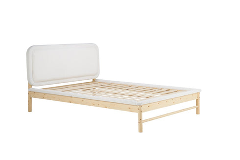 Emmi Bed White & Oak