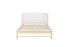 Emmi Bed White & Oak