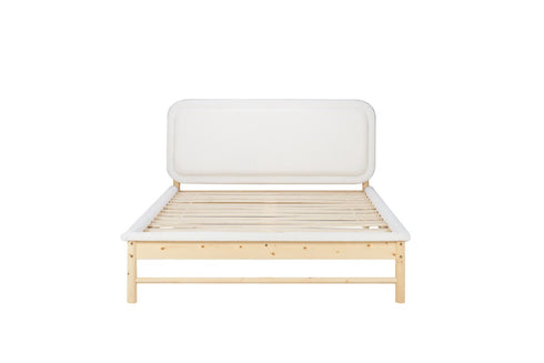 Emmi Bed White & Oak