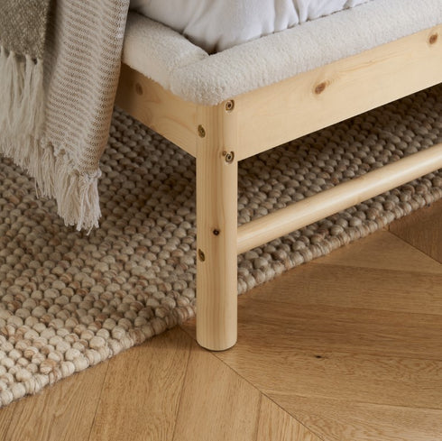 Emmi Bed White & Oak