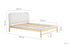 Emmi Bed White & Oak