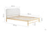 Emmi Bed White & Oak