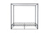 Farringdon Metal 4 Poster Bed