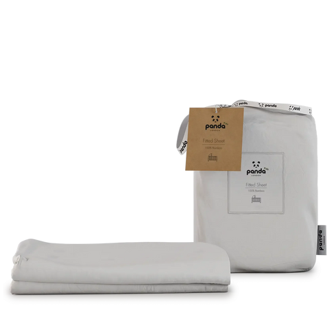 Panda London 100% Bamboo Bedding Kids Cot Fitted Sheet (2-Pack)
