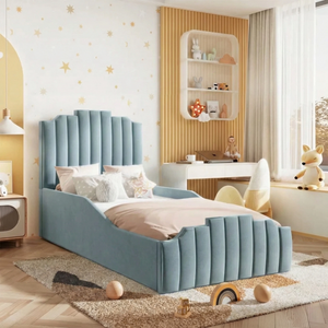 Plush Velvet Ice Blue