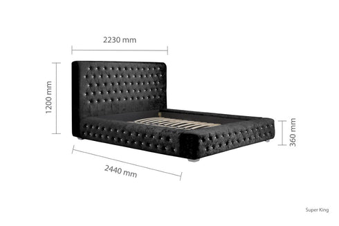 Grande Fabric Bed