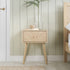 Herringford 1 Drawer Bedside Oak