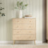 Herringford 4 Drawer Bedside Oak