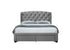 Hope Fabric Bed Grey Velvet