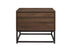 Houston 1 Drawer Bedside Walnut