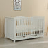 Pure Bliss White Baby Cot 140x70cm