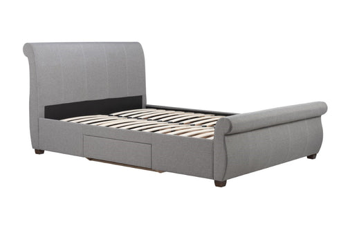 Lancaster Fabric Bed Grey