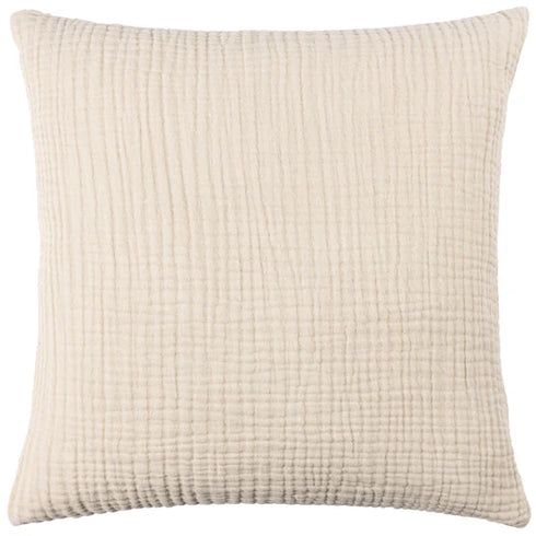 Lark Muslin Crinkle Cotton Cushion 45 x 45 cm