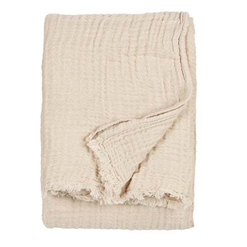 Lark Muslin Cotton Throw - 130 x 180cm