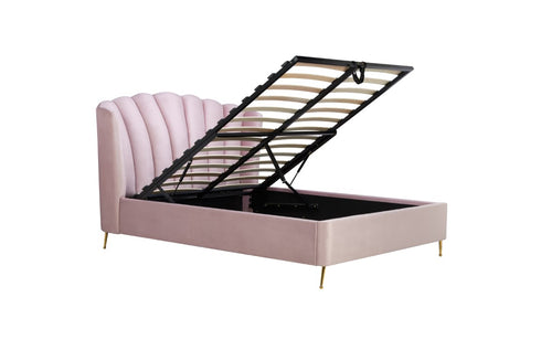 Lottie Fabric Ottoman Bed