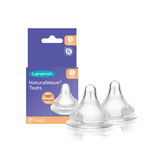 Lansinoh Natural Wave Teat Slow Flow 2Pk