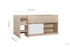 Leyton Cabin Bed White & Oak Effect