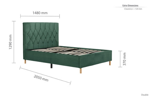 Loxley Fabric Bed