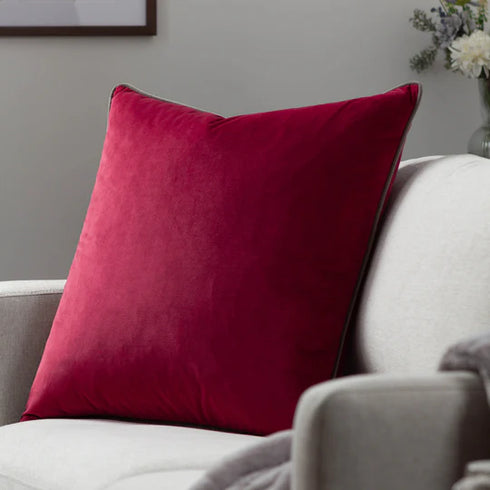 Meridian Velvet Cushion 45 x 45 cm - Polyester Filled
