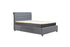 Marlow Fabric Bed Grey Velvet