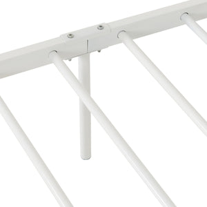 Marlborough 3FT Bed - White/Antique Brass