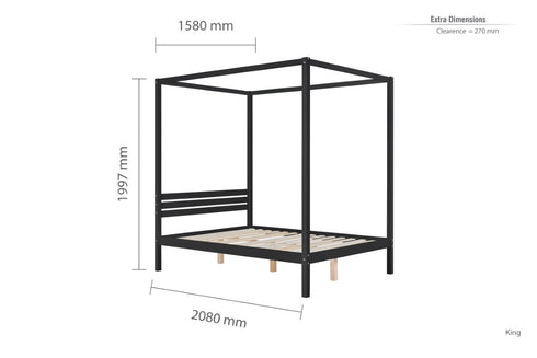 Mercia Four Poster Bed