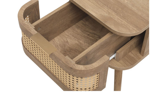 Noah 1 Drawer Bedside - Oak