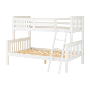 Neptune Triple Sleeper Bunk Bed - White