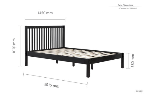 Nova Bed Black