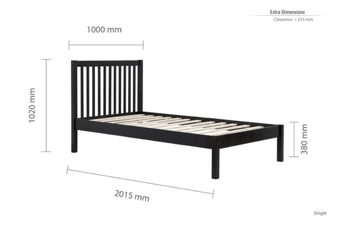 Nova Bed Black