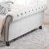 Opulence Fabric Bed Grey Velvet