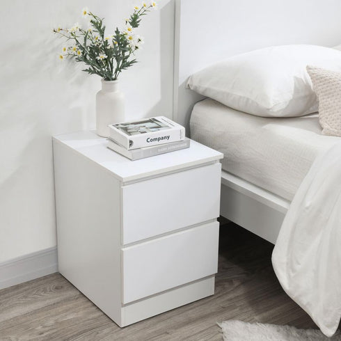 Oslo 2 Drawer Bedside