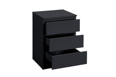 Oslo 3 Drawer Bedside