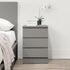 Oslo 3 Drawer Bedside