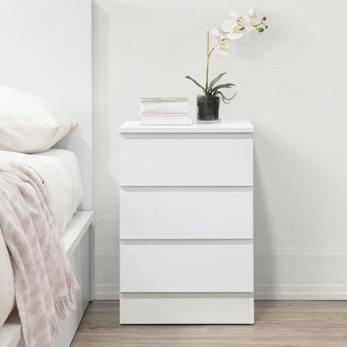 Oslo 3 Drawer Bedside