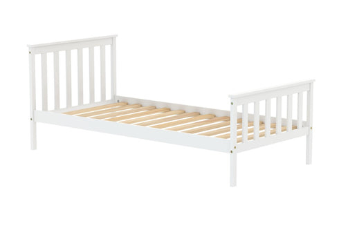 Oxford Pine Bed White