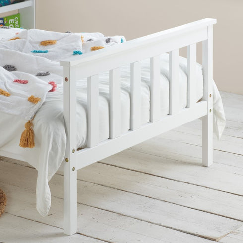 Oxford Pine Bed White