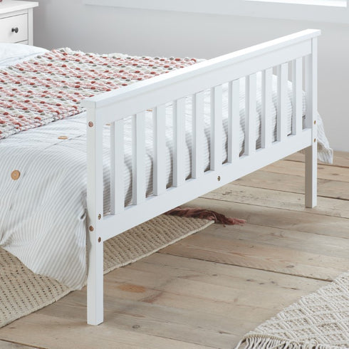 Oxford Pine Bed White