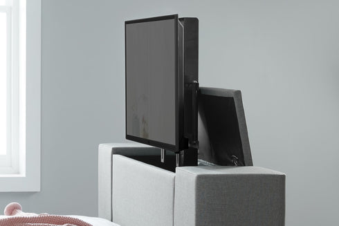 Plaza Fabric Tv Bed Grey