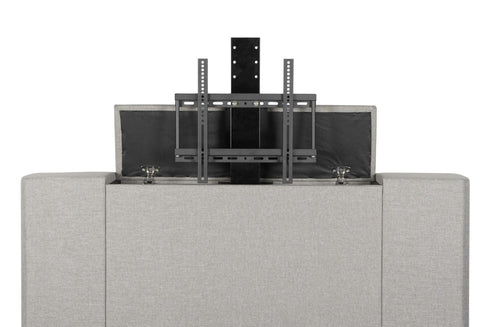 Plaza Fabric Tv Bed Grey