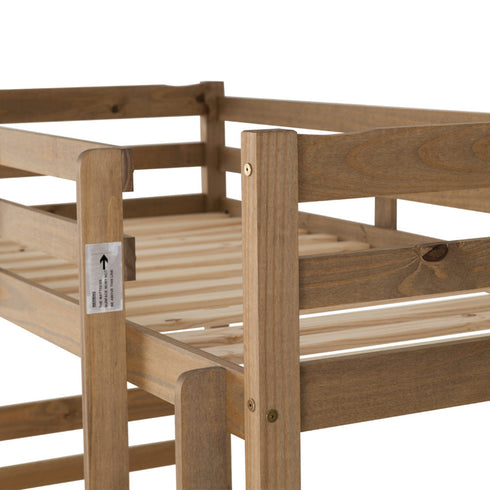 Panama 3FT Bunk Bed - Natural Wax