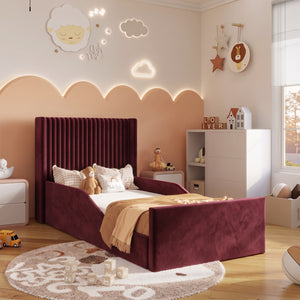 Plush Velvet Burgundy