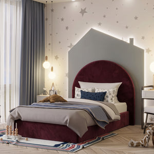 Plush Velvet Burgundy