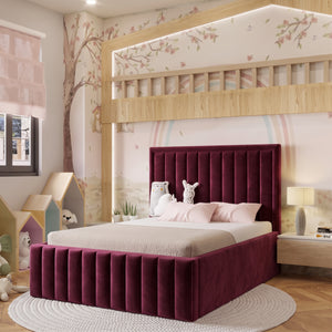 Plush Velvet Burgundy