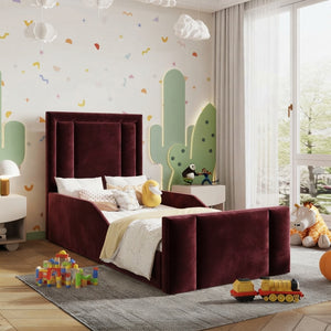 Plush Velvet Burgundy