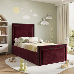 Plush Velvet Burgundy