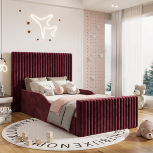 Plush Velvet Burgundy