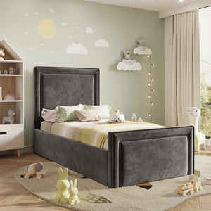 Plush Velvet Charcoal