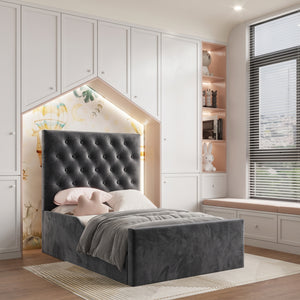 Plush Velvet Charcoal