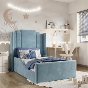 Plush Velvet Ice Blue